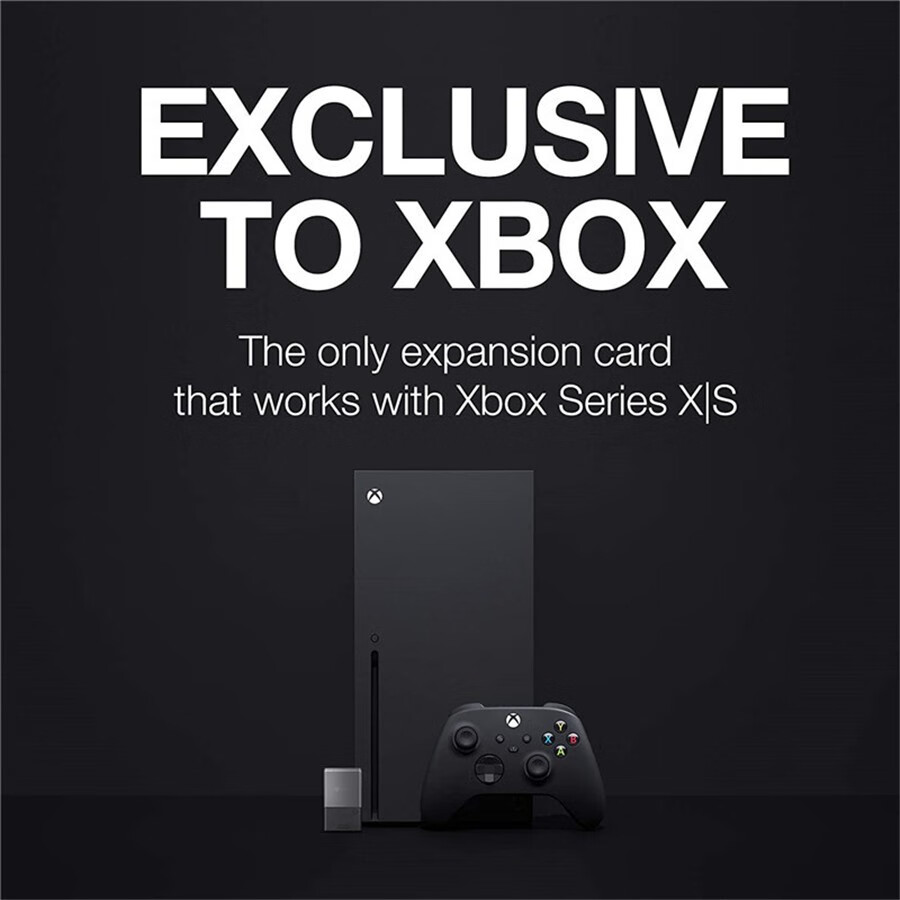 希捷seagate用于xbox系列xs的nvme扩展ssd卡1tb固态驱动器存储扩展卡