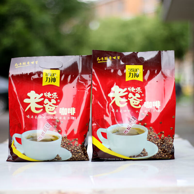 力神炭烧咖啡 力神老爸咖啡传统炭烧海南速溶三合一咖啡粉 680g(40条