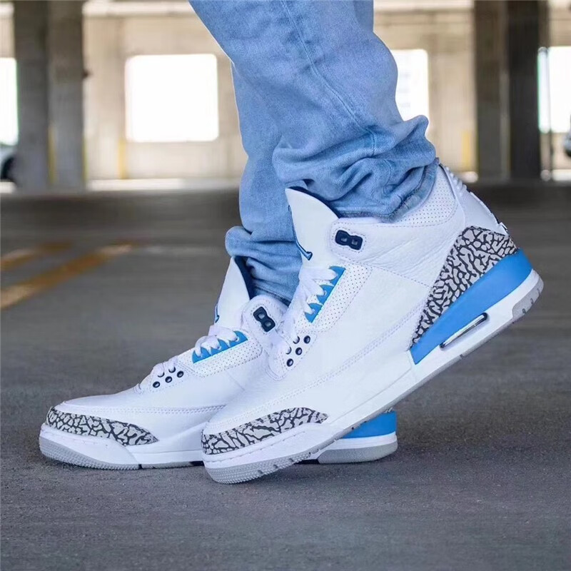 nike耐克男鞋airjordan3aj3休闲运动舒适男鞋减震篮球鞋av6683200卡其