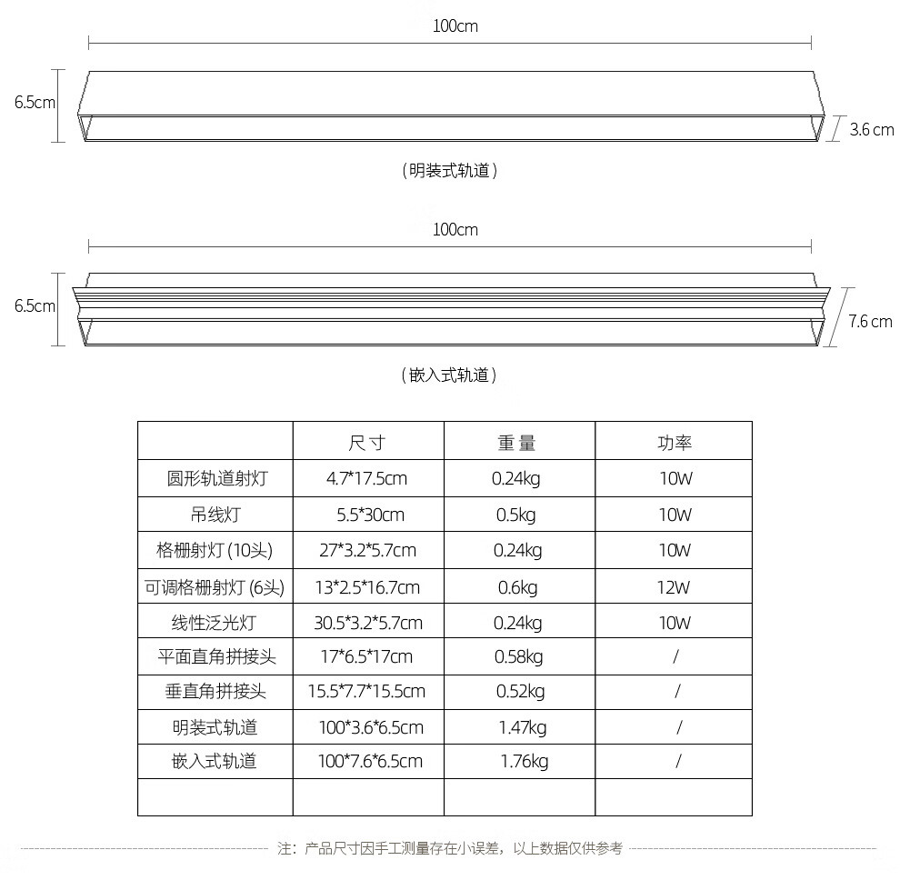 磁吸轨道灯cad画法图片