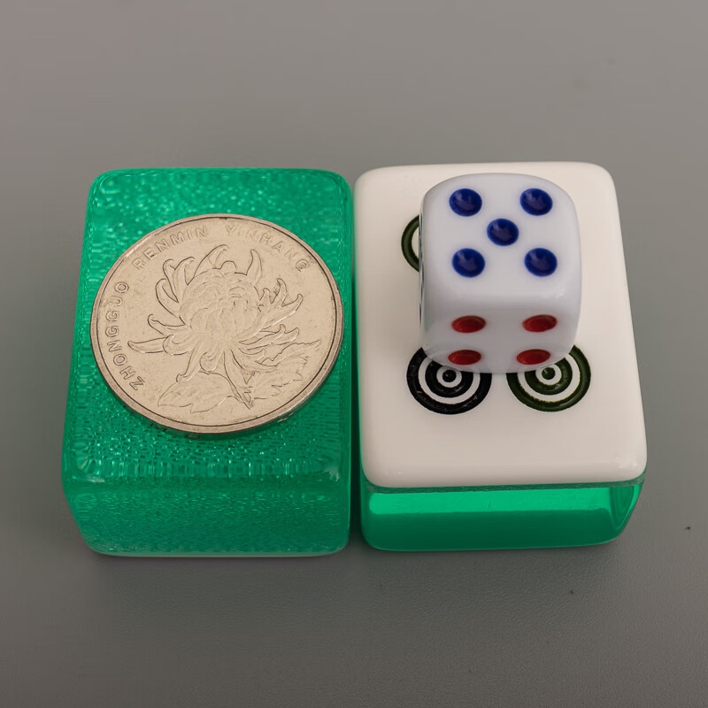 筒子牌38斗牛二八杠牛牛牌九麻将防作弊亚克力水晶透明欢喜年年牌