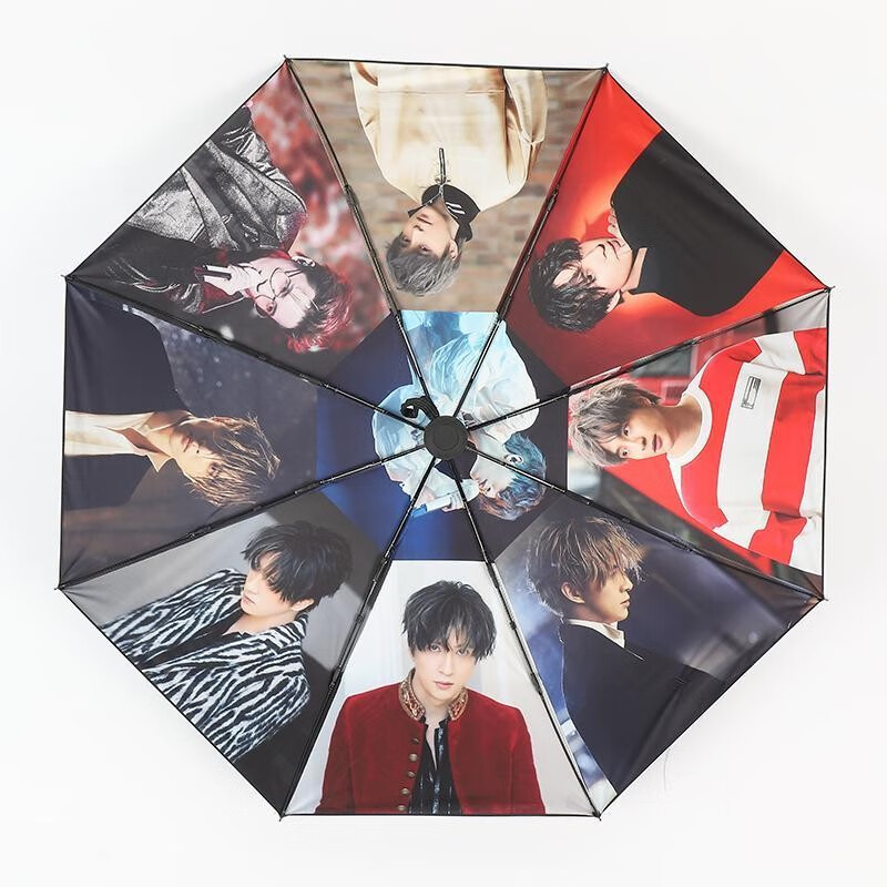店长推荐肖战同款雨伞王一博陈情令折叠伞黑胶全自动晴雨两用太阳伞
