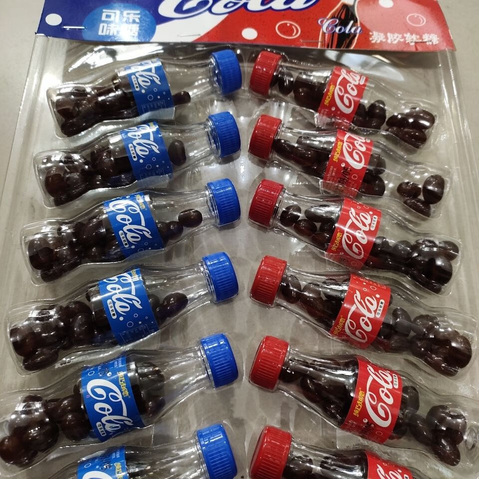 华海春 两件立减新奇创意糖果可乐味软糖橡皮糖彩虹糖节生日分享零食