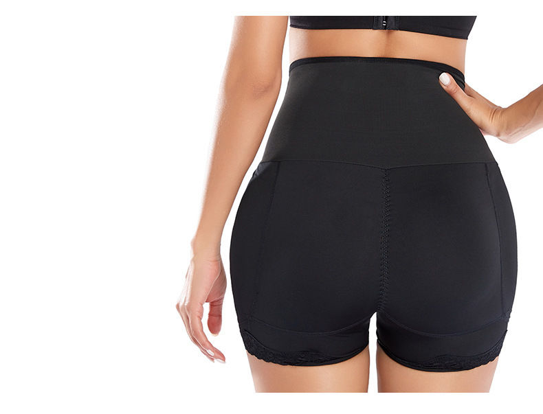 shinokoo屁股收腹裤女大码翘臀提臀内裤带垫产后束腰紧腹高腰塑身裤