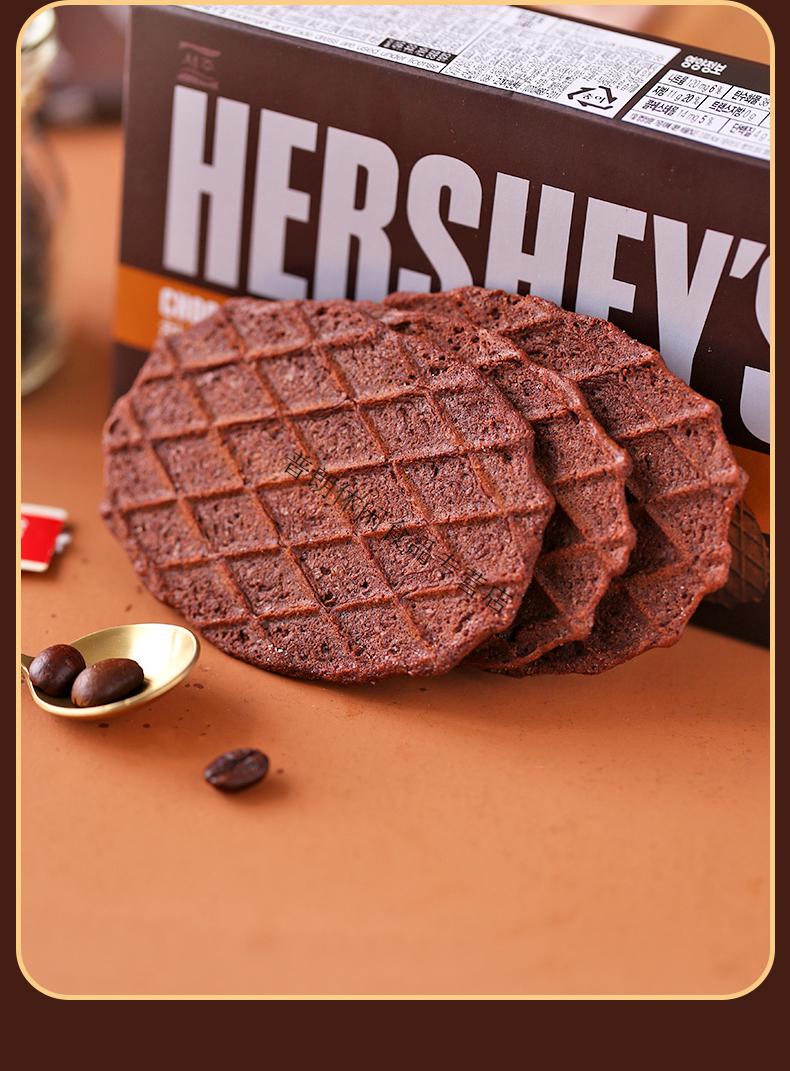 巧克力华夫薄脆饼干瓦夫松饼韩国美味零食小吃小盒3盒18片入