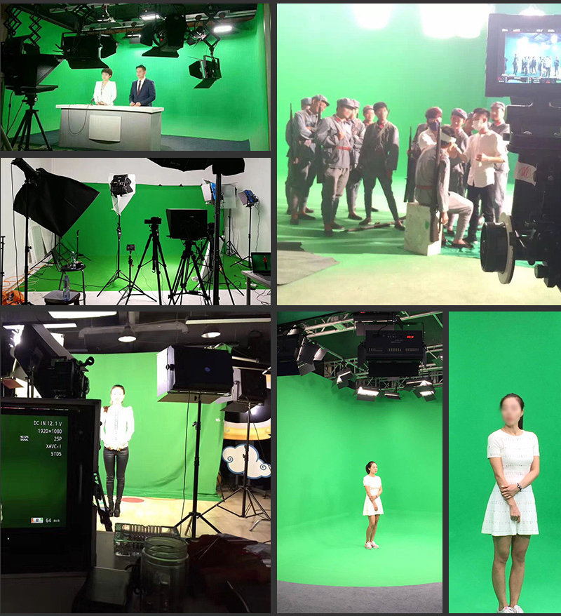 抠像布加厚背景布绿布支架抠图扣像视频影视拍照证件照摄影布绿幕