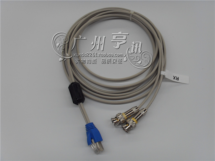 用于h3ce1线缆cabe175ohmrj452bncl9网口转2bnc120转75rj45rj48转bnc