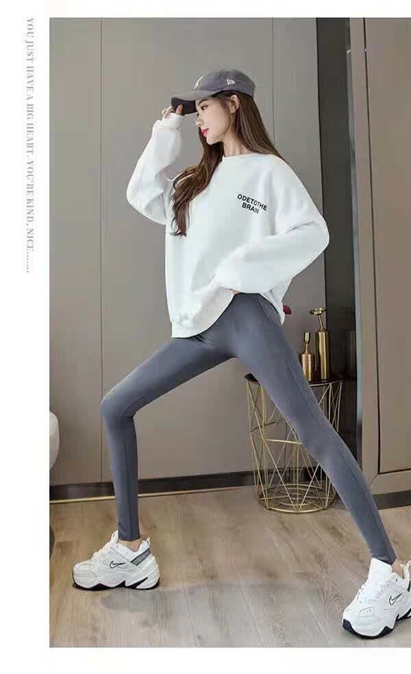 精选鲨鱼皮悬浮裤女士打底裤高腰收腹提臀运动瑜伽紧身瘦腿压力裤秋款