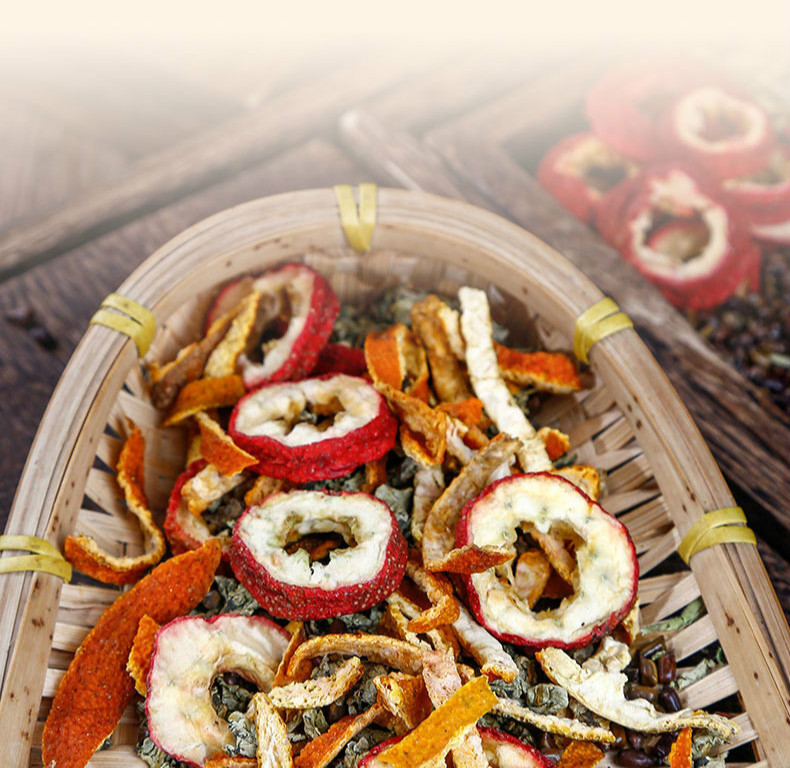 荷叶山楂陈皮决明子明目茶组合柠檬片泡水金银花荷叶山楂片 荷叶 山楂