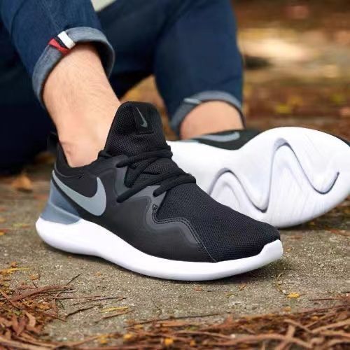 伦敦四代跑鞋4代春夏季网面防滑防滑跑步鞋运动鞋 黑白灰 36【图片