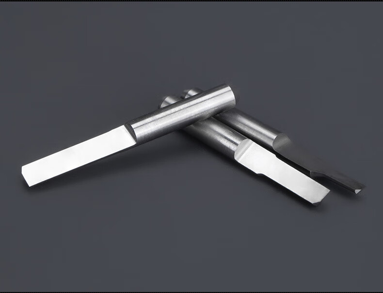 数控雕刻机刀具单刃柱刀3175亚克力雕刻刀平底钨钢刻刀刀头3a级刃径