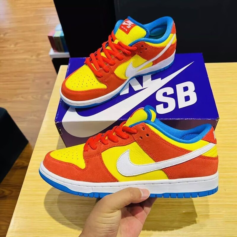 dunk sb 辛普森系列黄橙色复古休闲时尚低帮板鞋男女同款运动鞋潮
