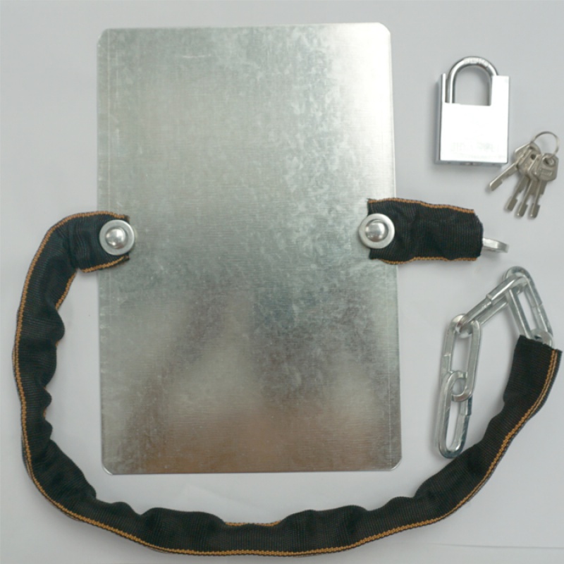 适用于电动踏板车电池锁防盗自行车电瓶锁加粗链条锁电动车防盗电池