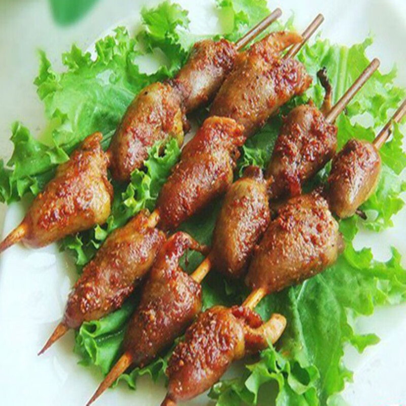 博多客 新鲜兔子心 兔心兔肉 新鲜现杀兔子肉果果烧烤食材 2kg