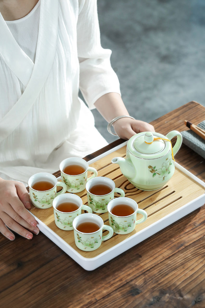 泡茶壶陶瓷过滤大号容量带内网胆家用单壶冲茶器功夫茶具杯子套装配