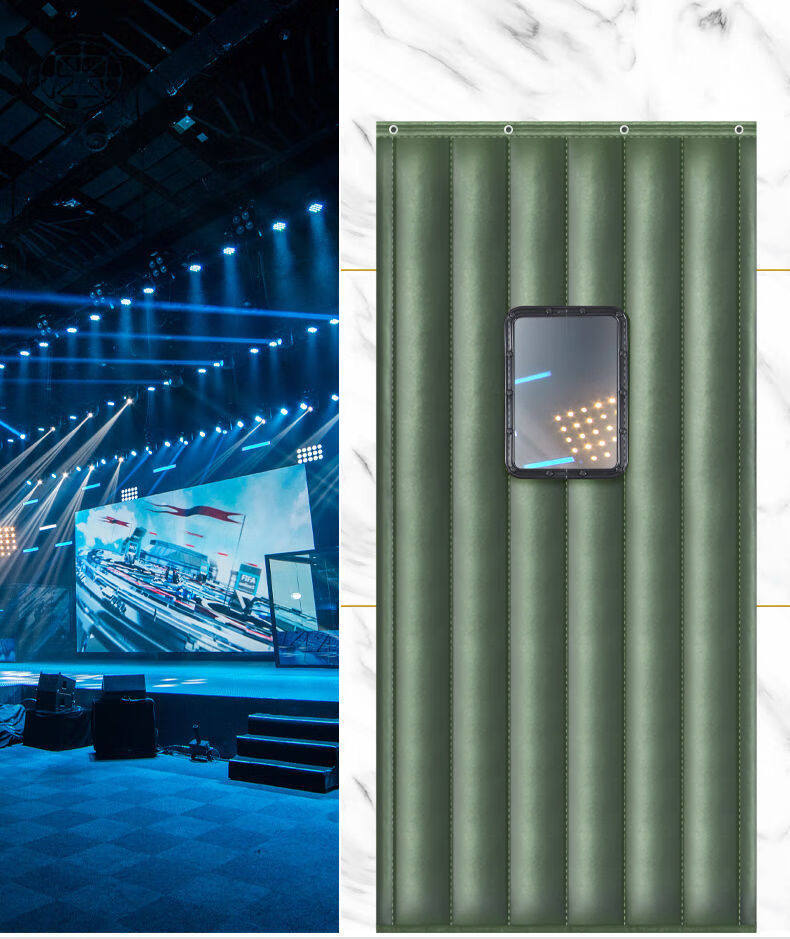 2022新款定制酒吧ktv隔音门帘空调帘冷库棉门帘保温加厚车间隔断棉