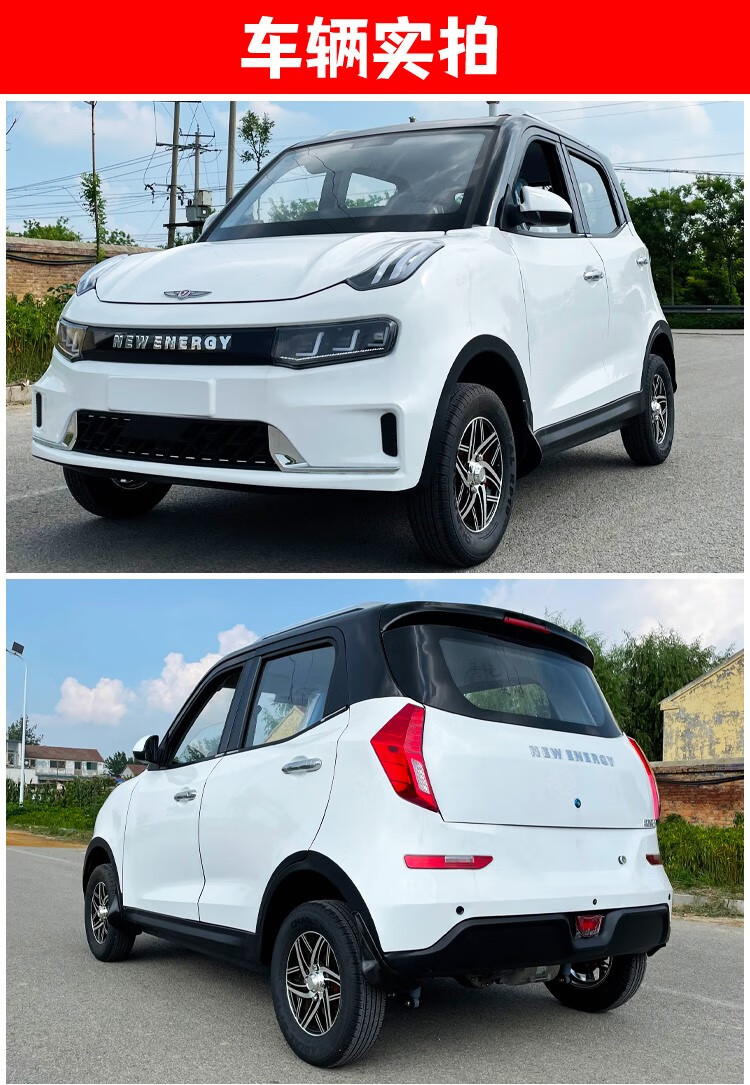 老头乐新能源电动车四轮 电动四轮车新能源汽车老头乐家用小型代步4轮