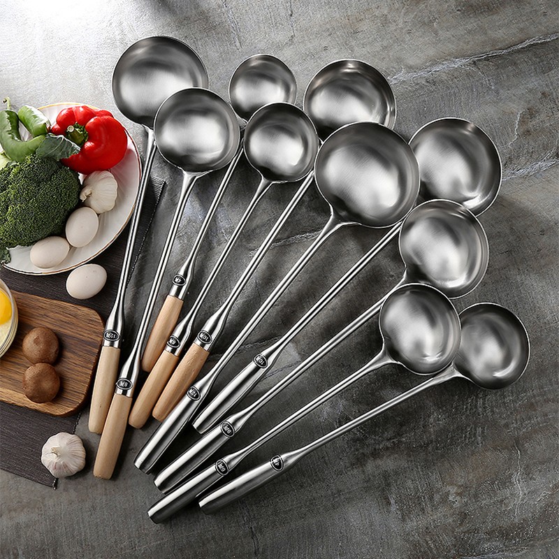 6两木柄炒勺【图片 价格 品牌