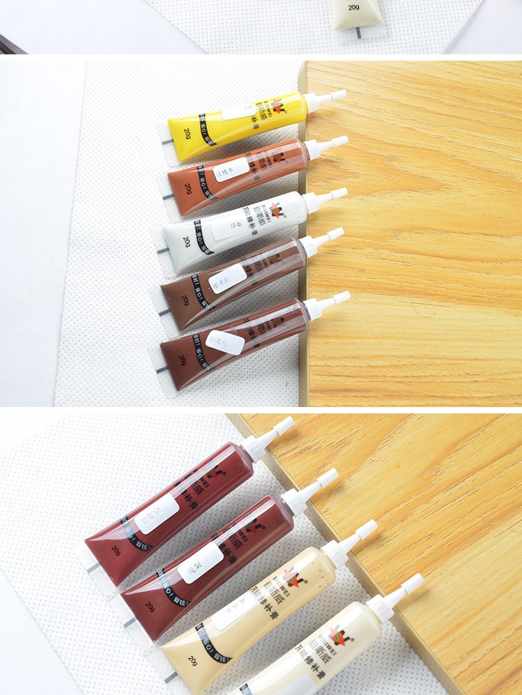 木器家具修补膏地板补漆划痕修复油漆补钉膏补色坑洞木门窗补漆膏