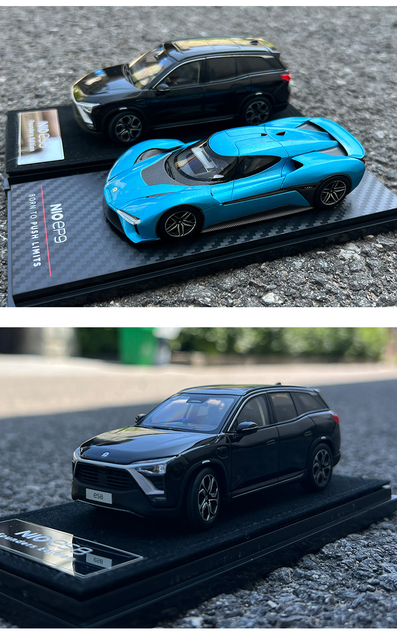 1:43原厂汽车模型 蔚来汽车 nio es8 仿真合金收藏 中控摆件 车模