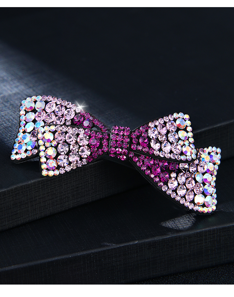 雷嫚蝴蝶结发夹精致气质新款后脑勺头饰发卡主图色