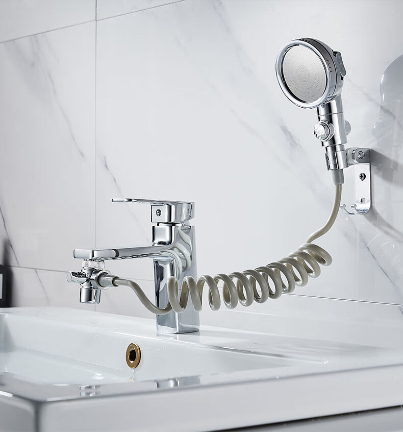 律曼(lv man)水龙头外接花洒洗头神器手持增压小喷头套装洗脸盆池卫生