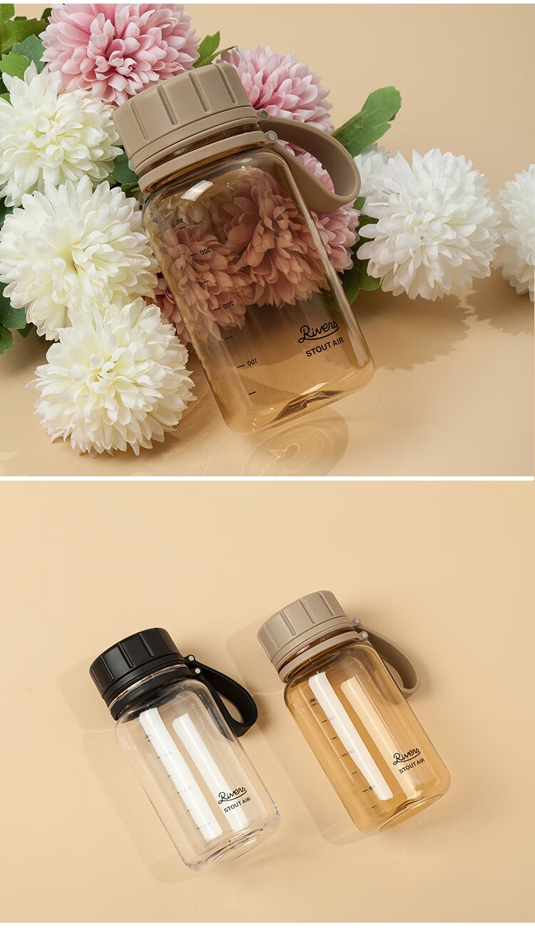 日本rivers随行杯 rivers stout 防漏随行杯 便携车载水瓶 户外运动大