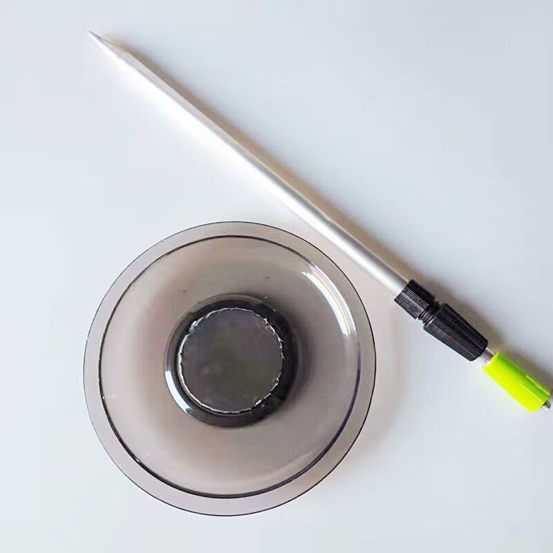 便携方便强磁单层拉饵盘碟形夜钓搓饵盘地插方便钓鱼饵料盘便携式单层