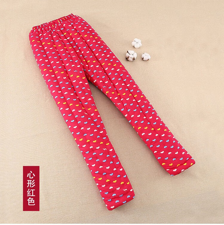 纯手工棉花棉裤女士冬装加厚宽松中老年人奶奶保暖高腰妈妈 凤凰紫色