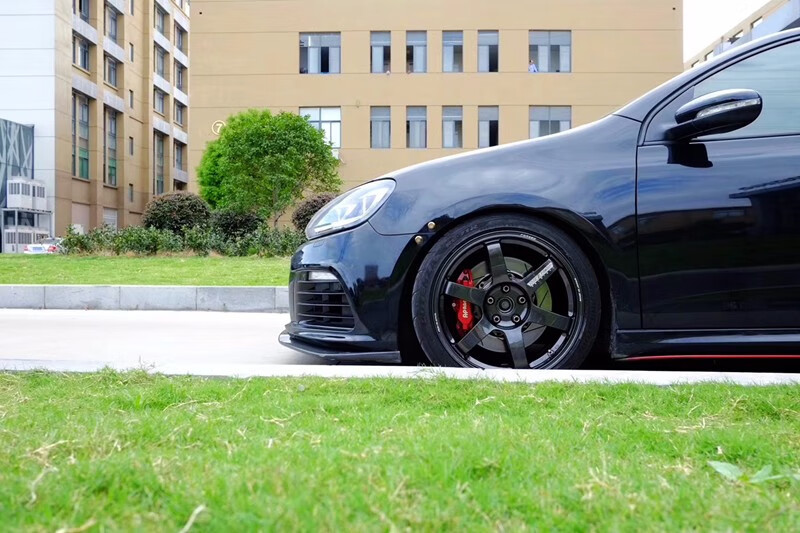 日本rays te37 saga 18寸 单片锻造轮毂 日本进口 适用于奥迪高尔夫cc