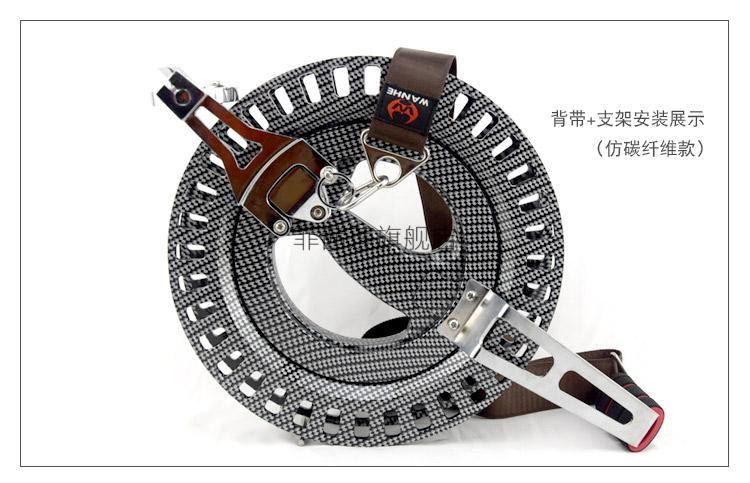 万和风筝轮万和新款铝镁全合金刹车防倒转风筝线轮带夜灯大轴承成人握