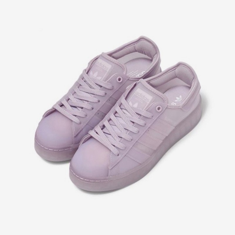 adidas阿迪达斯女鞋 三叶草 新款superstar jelly w果冻透明板鞋经典