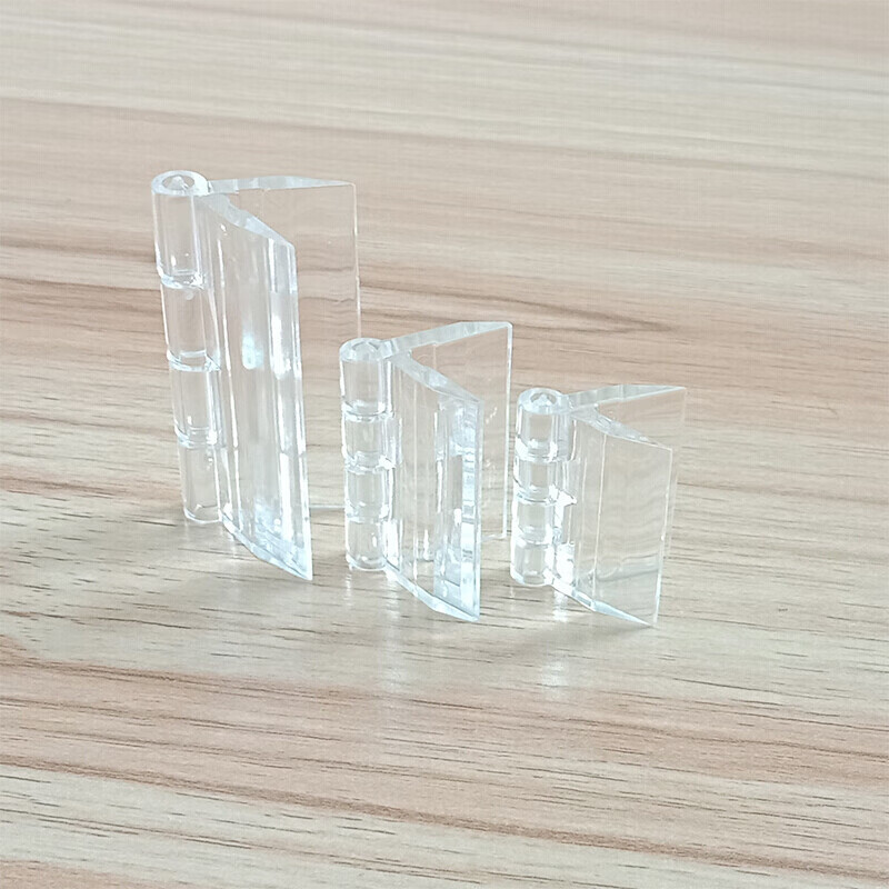 透明亚克力透明合页有机玻璃合页pmma铰链塑料活页折页门铰百页亚克力