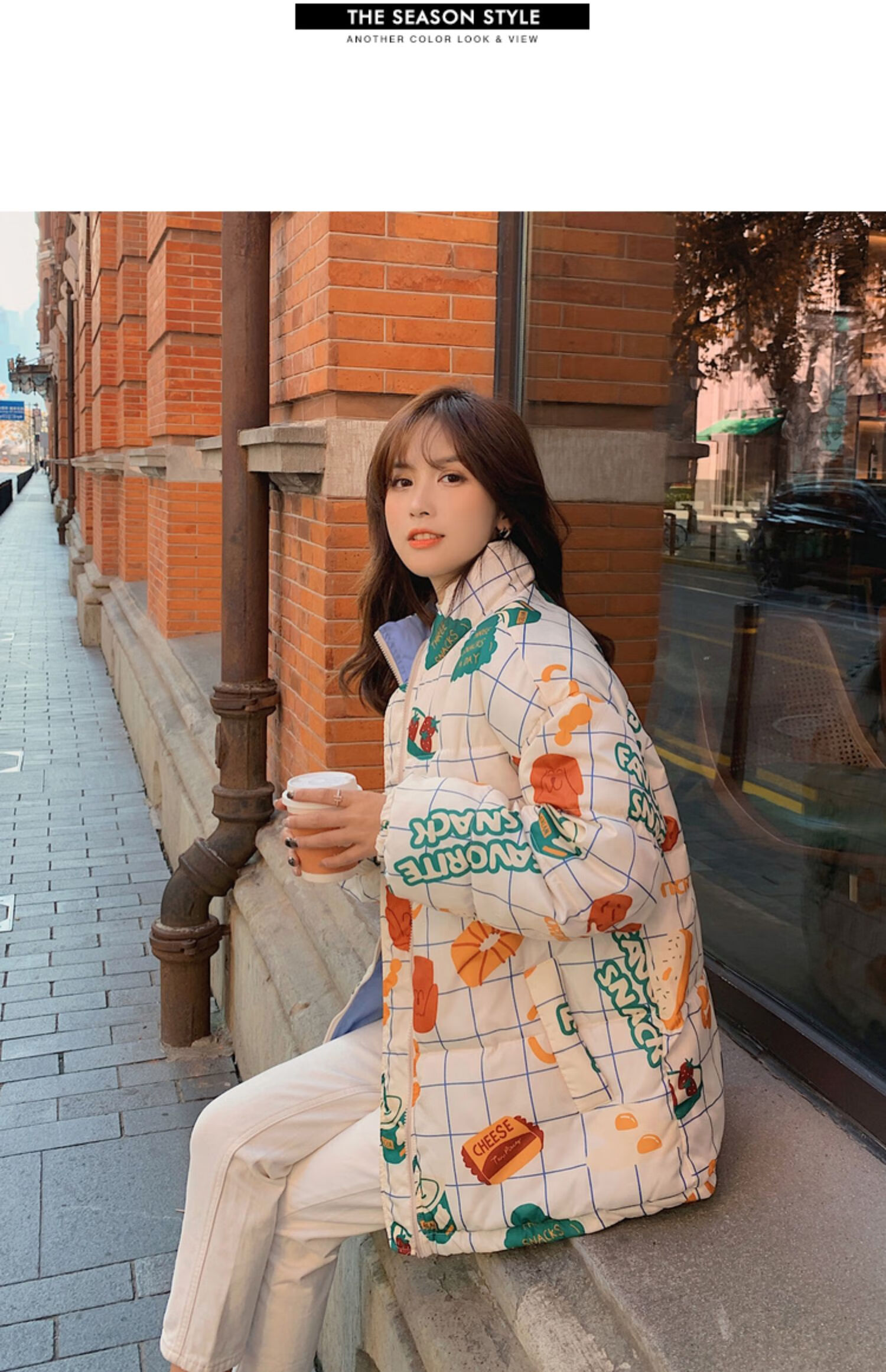 南极人羽绒棉服女生冬装棉袄2020年新款初中高中学生韩版两面穿棉衣