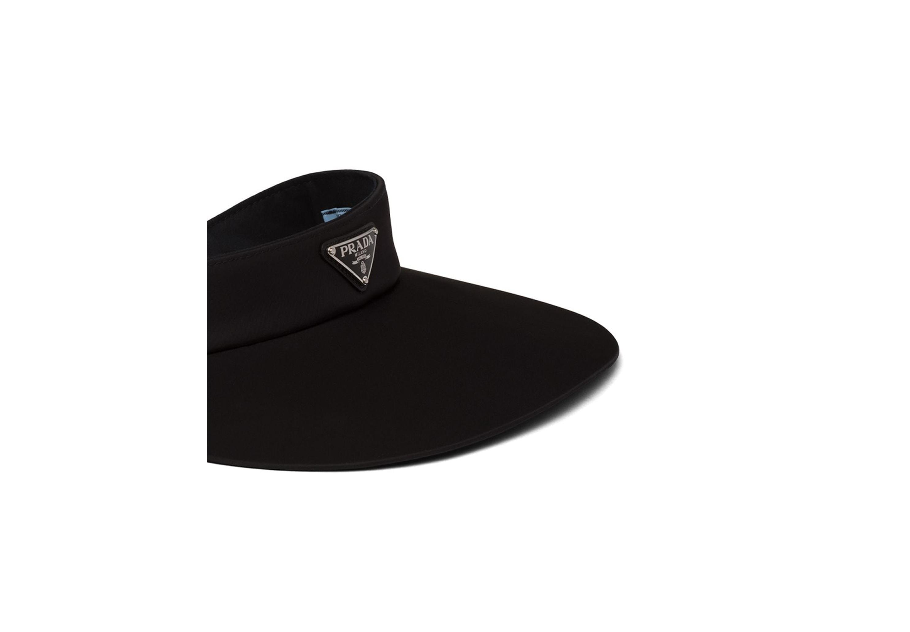 普拉达(prada) 20秋冬 女士 三角形logo遮阳帽 黑色 s【图片 价格