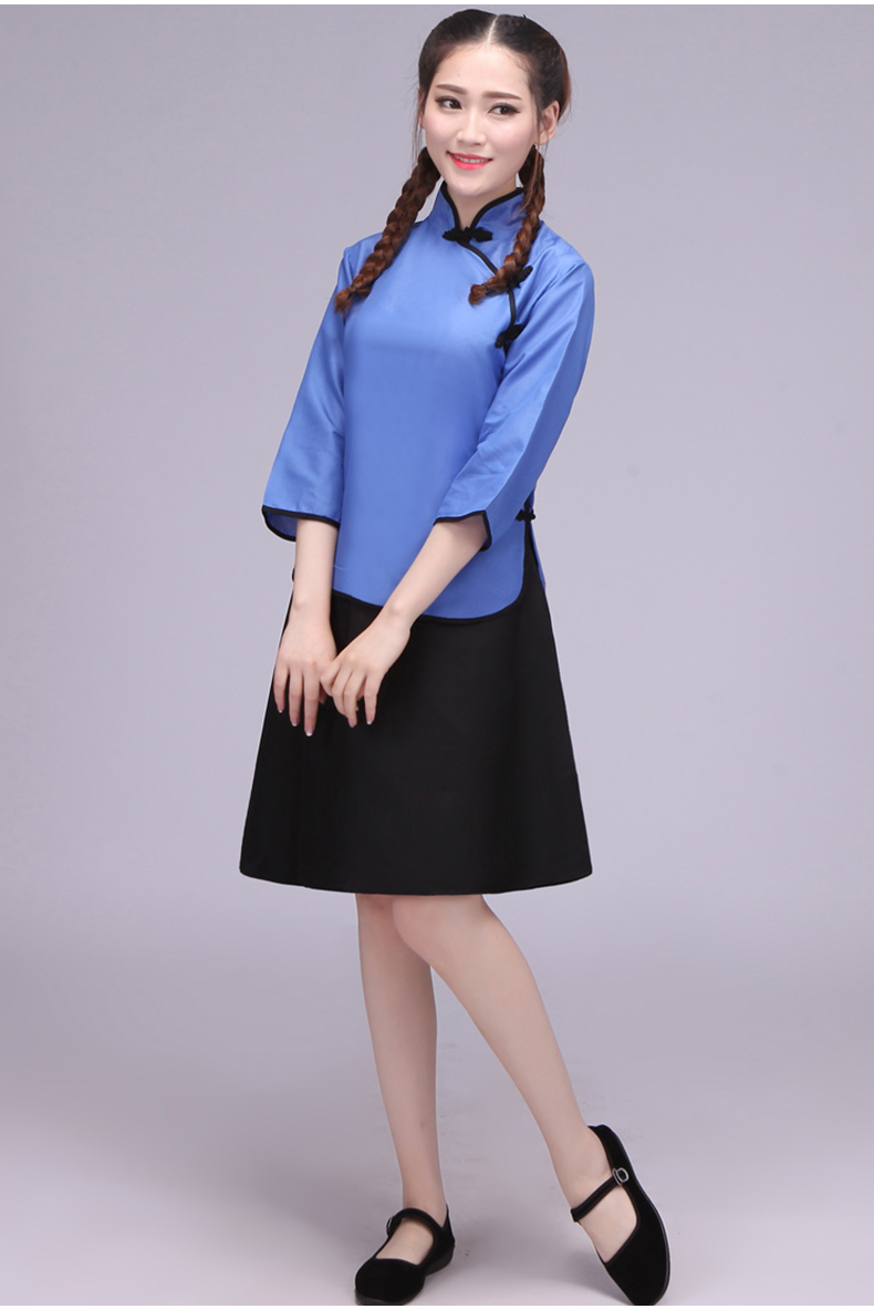 可开票民国学生装女服装五四青年装民国风复古毕业班校服写真古装