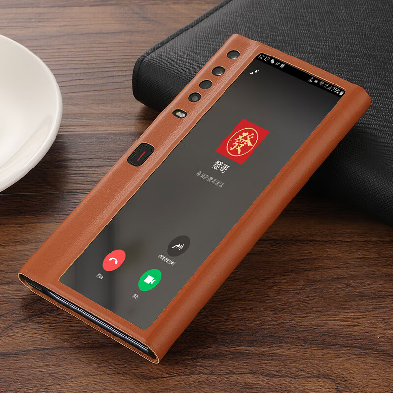 正尼【顺丰速发】华为matexs手机壳边框mete x 5g前后视频折叠保护套
