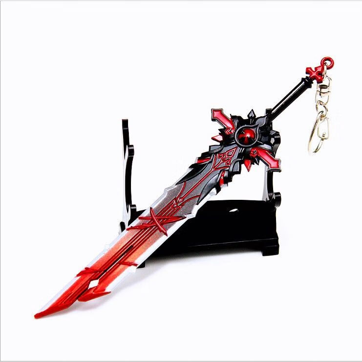 原神玩具剑 周边狼的末路护摩之杖狼末模型玩具和璞鸾金属钥匙扣挂件