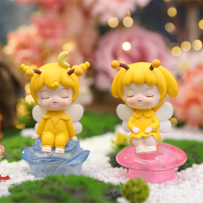 迪士尼(disney)新款森之小蜜蜂带灯盲盒盒潮玩少女心盲盒送闺蜜节日