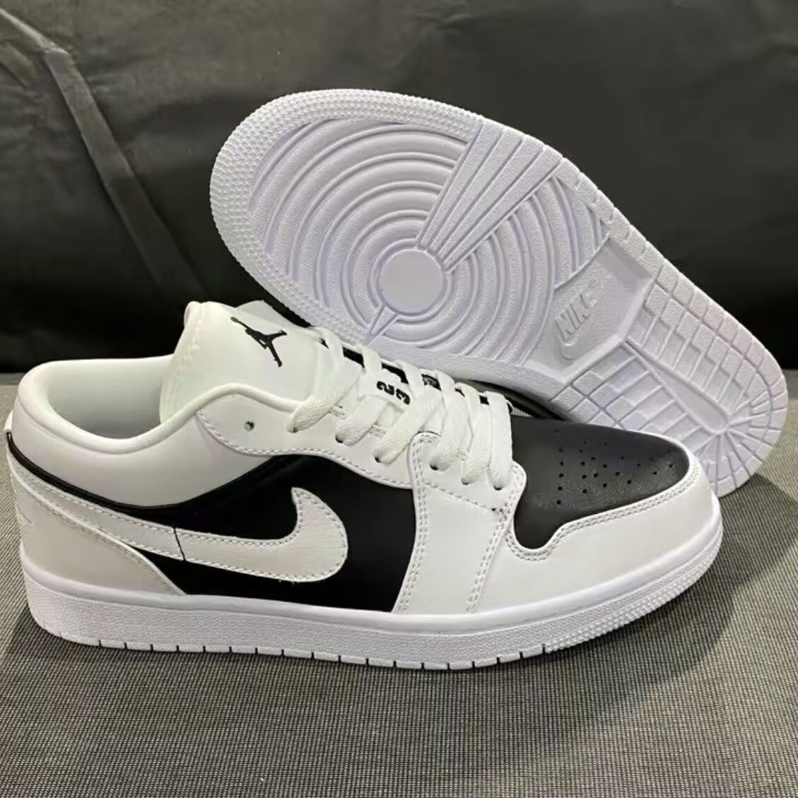 透气防滑百搭休闲篮球鞋官网nike 官方旗舰-aj1_黑白熊猫-专柜品质