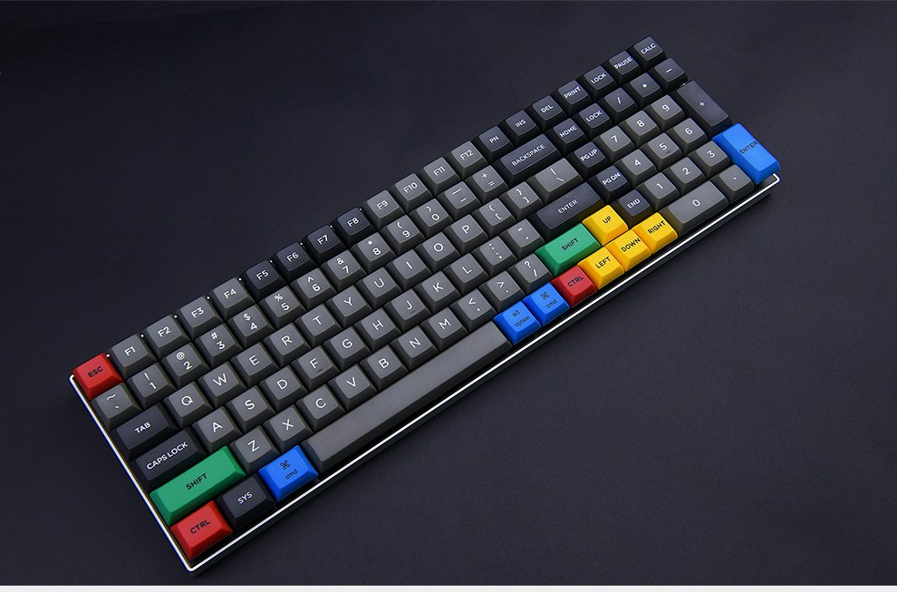 沃特概尔 tab90m cherry樱桃轴 游戏宏编办公有线机械键盘 红轴【图片