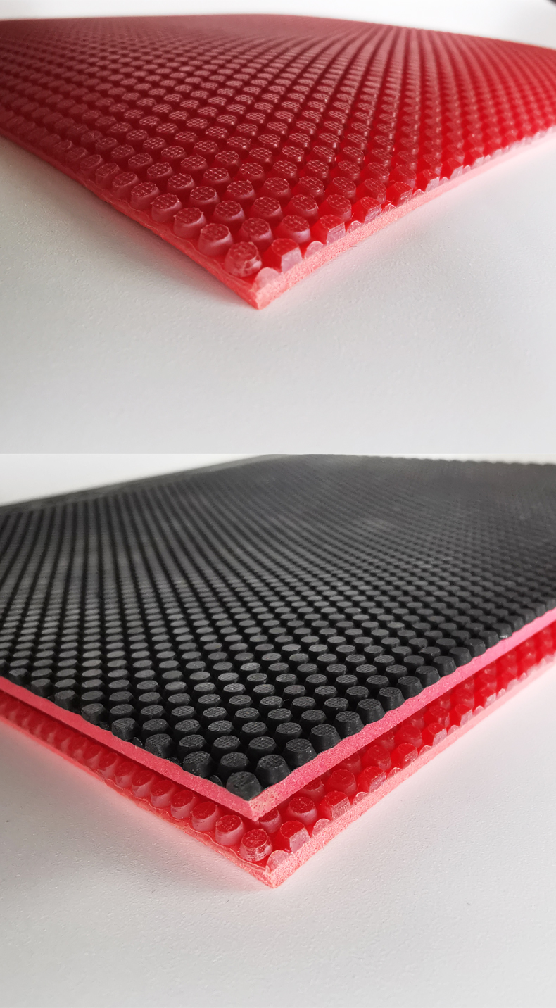 hostepoch豪思搏霸王弹三速度型怪异正胶生胶半生半正乒乓球套胶颗粒