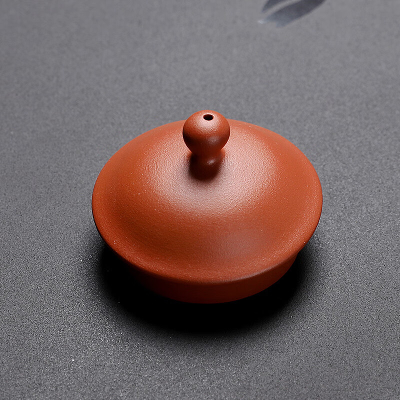宜兴紫砂壶盖子单卖半手工紫砂茶壶盖子朱泥紫泥泡茶壶盖子西施仿古