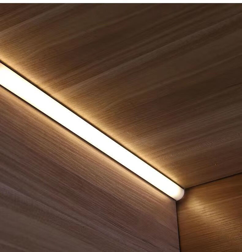 京选优品餐边柜灯带led橱柜感应灯免开槽直角90长条灯带衣柜酒柜鞋柜