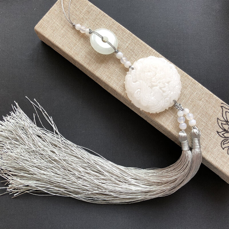 fandizi古风汉服龙凤玉佩流苏挂件腰佩古装禁步中式旗袍压襟情侣定情