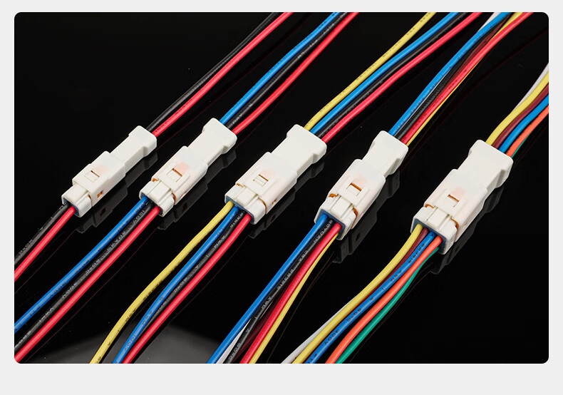 汽车防水接插件连接器jst公母对接头线束2 3 4 6 8芯接线端子插头 jst