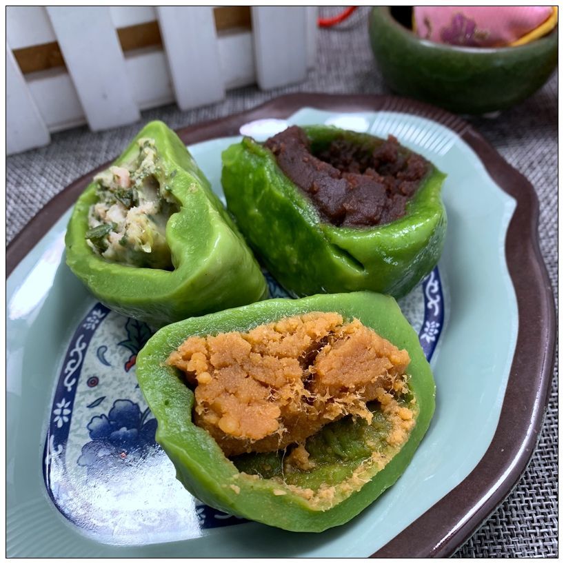 马兰头青团 上海王家沙手工现蒸细豆沙青团荠菜肉松马兰头6个盒江浙沪