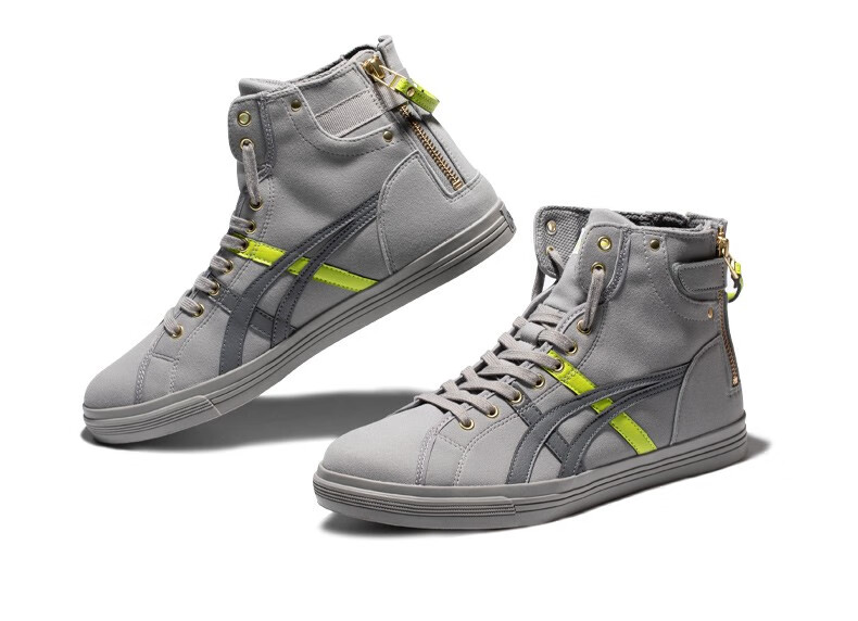 asics亚瑟士运动复古高帮男鞋休闲鞋doubleclutch1203a038奶白色42