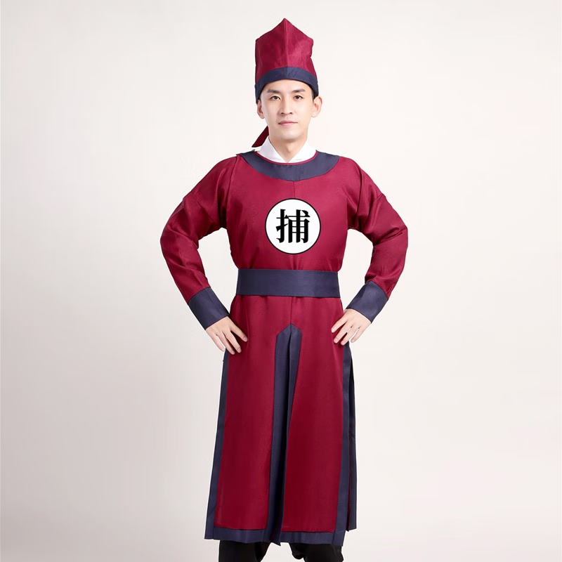 霖速明朝服装古装捕快御前侍卫服装古代宋明朝官兵差轿夫衙门衙役演出
