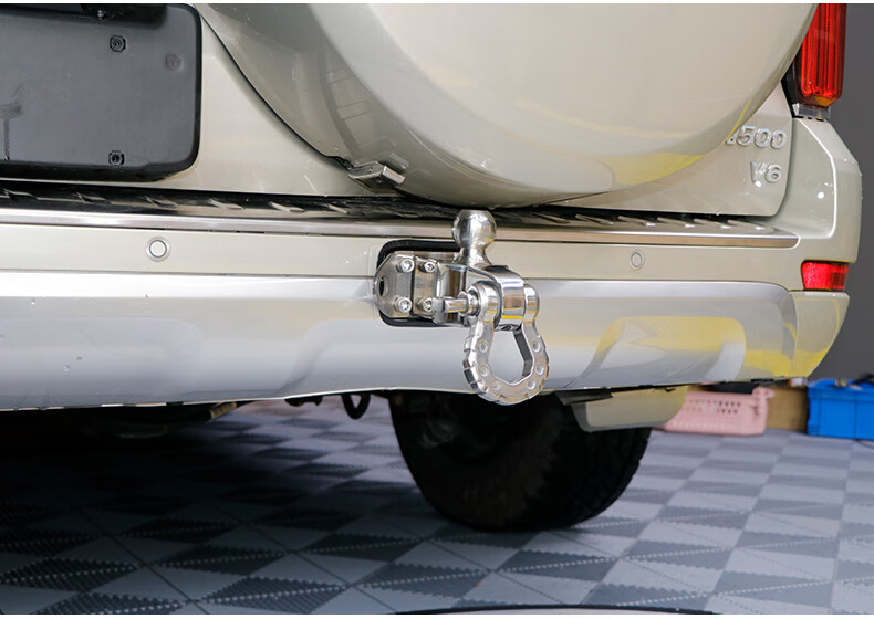 22款坦克500拖车钩长城魏派改装越野专用配件不锈钢后杠拖车臂流氓勾